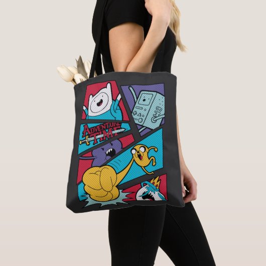 Adventure Time | Action Panel Graphic Tasche (Von Nahem)