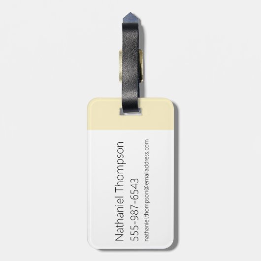 Adventure Time | "Algebraic" Finn Sketch Gepäckanhänger (Rückseite vertikal)