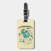 Adventure Time | "Awesomatude" BMO Sketch Gepäckanhänger (Vorderseite vertikal)