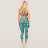 Adventure Time | BMO Pattern Capri Leggings (Rückseite)