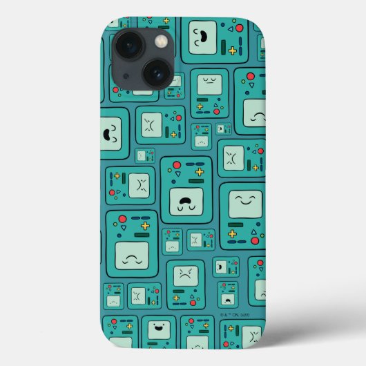 Adventure Time | BMO Pattern Case-Mate iPhone Hülle (Rückseite)