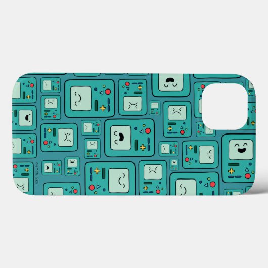Adventure Time | BMO Pattern Case-Mate iPhone Hülle (Rückseite (Horizontal))