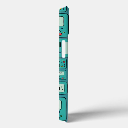 Adventure Time | BMO Pattern Case-Mate iPhone Hülle (Rückseite / Rechts)