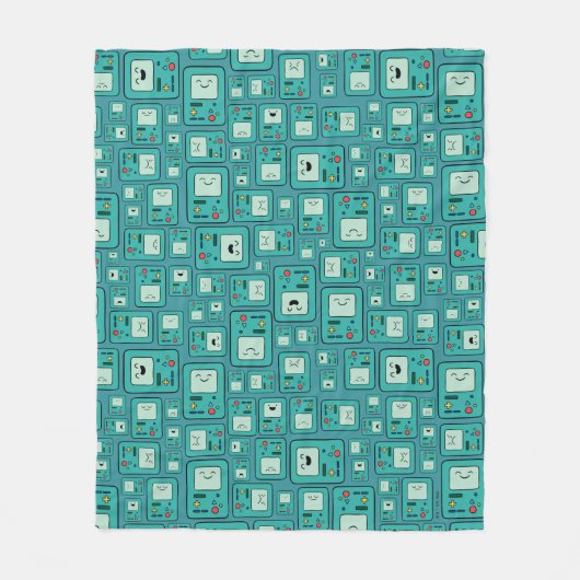 Adventure Time | BMO Pattern Fleecedecke (Vorderseite)