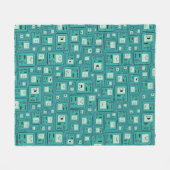 Adventure Time | BMO Pattern Fleecedecke (Vorderseite (Horizontal))