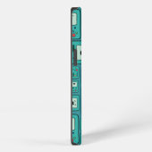Adventure Time | BMO Pattern iPhone Hülle (Rechte Seite)