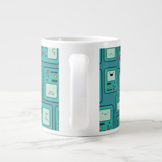 Adventure Time | BMO Pattern Jumbo-Tasse (Rückseite)