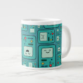 Adventure Time | BMO Pattern Jumbo-Tasse (Vorderseite Rechts)