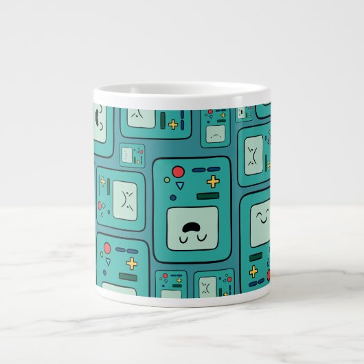 Adventure Time | BMO Pattern Jumbo-Tasse (Vorderseite)