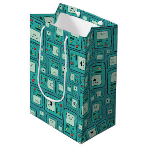 Adventure Time BMO Pattern Mittlere Geschenktüte