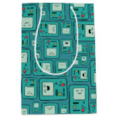 Adventure Time | BMO Pattern Mittlere Geschenktüte (Vorderseite)