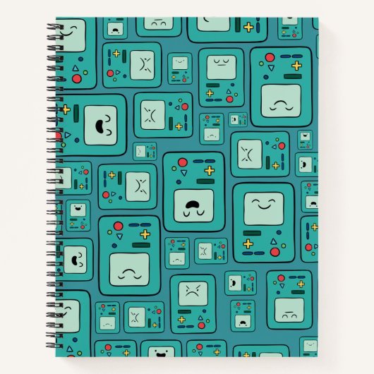 Adventure Time | BMO Pattern Notizblock (Vorderseite)