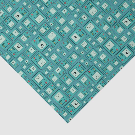 Adventure Time | BMO Pattern Seidenpapier (Ausschnitt)