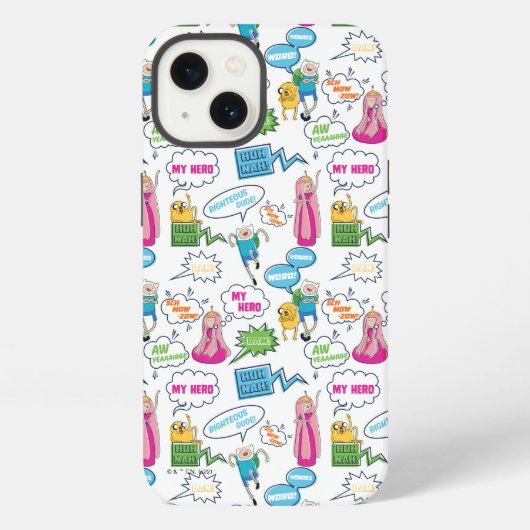 Adventure Time | Character-Aufruf-Muster iPhone Hülle (Rückseite)