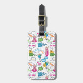 Adventure Time | Character Call-Out Pattern Gepäckanhänger (Vorderseite vertikal)