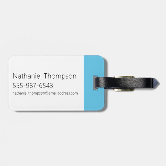 Adventure Time | Character Call-Out Pattern Gepäckanhänger (Rückseite horizontal)