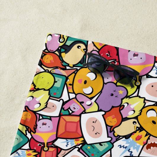 Adventure Time | Character Toss Pattern Strandtuch (Beispiel)