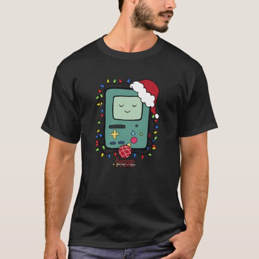 Adventure Time Christmas Light Up BMO Swea T-Shirt (Vorderseite)