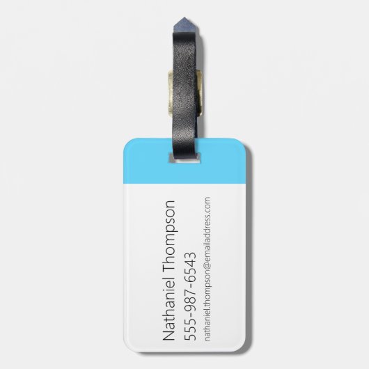 Adventure Time | Finn & Jake Fist Bump Gepäckanhänger (Rückseite vertikal)