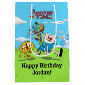 Adventure Time | Finn's Backpack Adventure Gear Mittlere Geschenktüte (Rückseite)