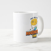 Adventure Time | Jake Floating With Finn Jumbo-Tasse (Vorderseite Rechts)