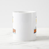 Adventure Time | Jake Floating With Finn Jumbo-Tasse (Vorderseite)