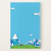 Adventure Time | Jake Floating With Finn Notizblock (Rückseite)