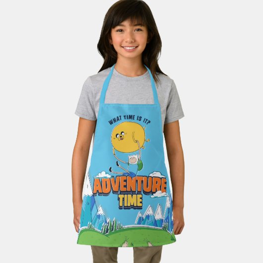 Adventure Time | Jake Floating With Finn Schürze (Insitu)