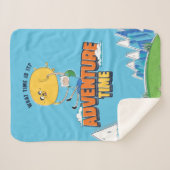 Adventure Time | Jake Floating With Finn Sherpadecke (Vorderseite (Horizontal))