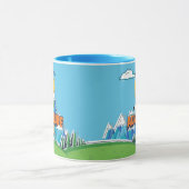 Adventure Time | Jake Floating With Finn Tasse (Zentrum)