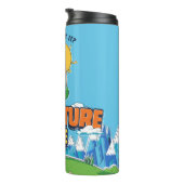 Adventure Time | Jake Floating With Finn Thermosbecher (Nach rechts gedreht)