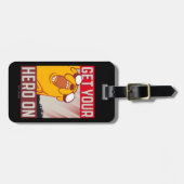 Adventure Time | Jake "Get Your Hero On" Gepäckanhänger (Vorderseite horizontal)