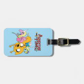 Adventure Time | Lady, Bubblegum, Finn, & Jake Gepäckanhänger (Vorderseite horizontal)