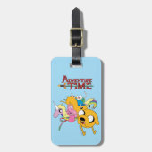 Adventure Time | Lady, Bubblegum, Finn, & Jake Gepäckanhänger (Vorderseite vertikal)