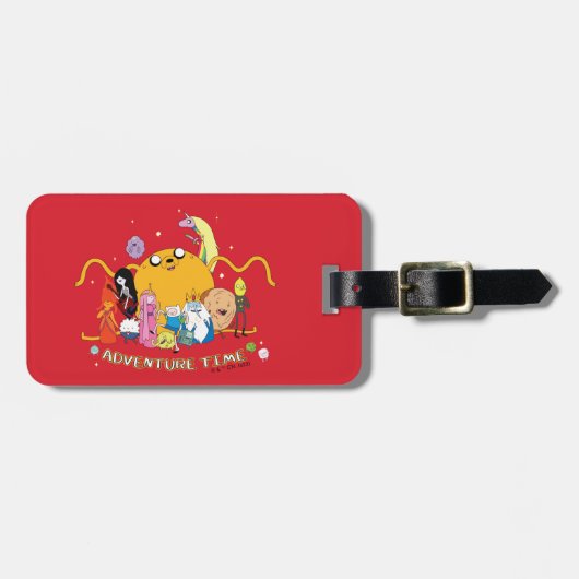 Adventure Time | Large Jake Group Graphic Gepäckanhänger (Vorderseite horizontal)