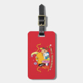 Adventure Time | Large Jake Group Graphic Gepäckanhänger (Vorderseite vertikal)