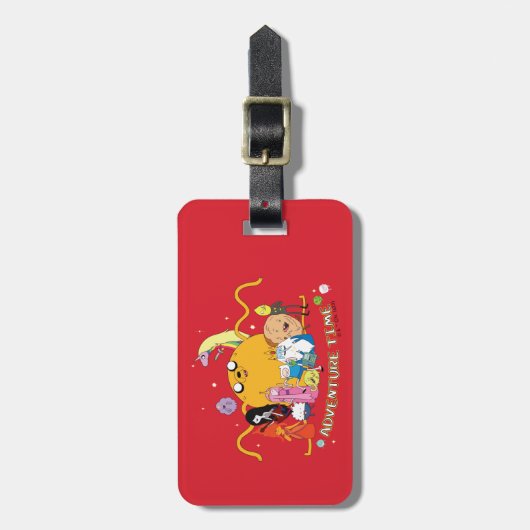 Adventure Time | Large Jake Group Graphic Gepäckanhänger (Vorderseite vertikal)