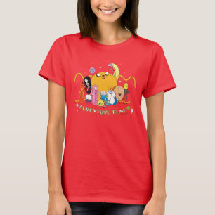 Adventure Time Large Jake Group Graphic T-Shirt