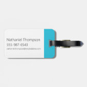 Adventure Time | Lemon Grab "UNACCEPTABLE" Gepäckanhänger (Rückseite horizontal)