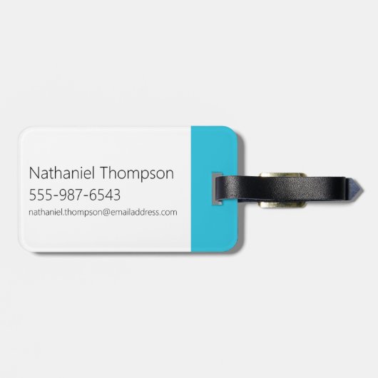 Adventure Time | Lemon Grab "UNACCEPTABLE" Gepäckanhänger (Rückseite horizontal)