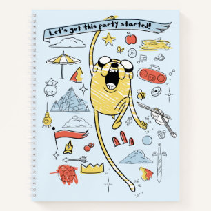 Adventure Time   "Party" Jake Sketch Notizblock