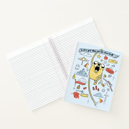 Adventure Time | "Party" Jake Sketch Notizblock (Innenseite)