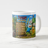 Adventure Time Side Quests Jumbo Kaffeetasse .. Jumbo-Tasse (Vorderseite Rechts)