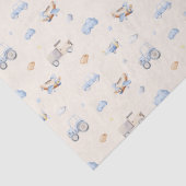 Adventure Transportation Boy Baby Shower Seidenpapier (Detail)