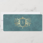 Adventure Travel Boarding Pass Baby Shower Einladung (Rückseite)