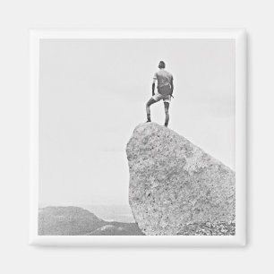 Adventure Travel FOTO Schwarz-weiß Entdeckungsreis Magnet