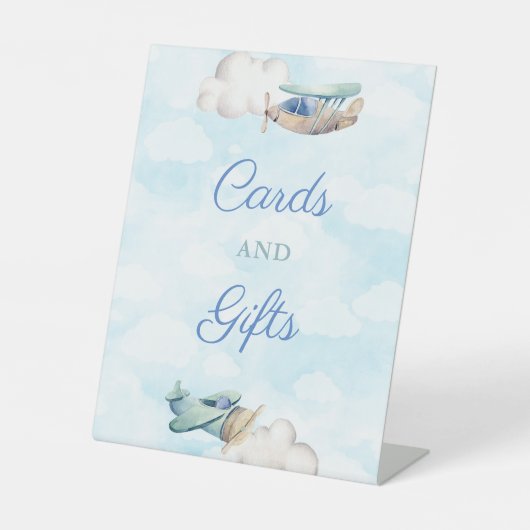 Adventure Travel Theme Kinderduschkarten und Gesch Sockelschild (Vorderseite)