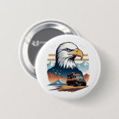 Adventure Trip USA Button (Vorne & Hinten)