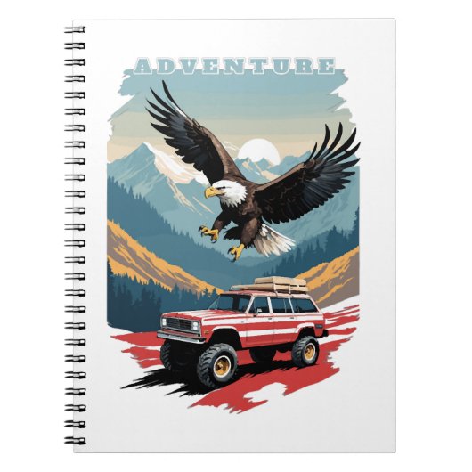 Adventure Trip USA Notizblock (Vorderseite)
