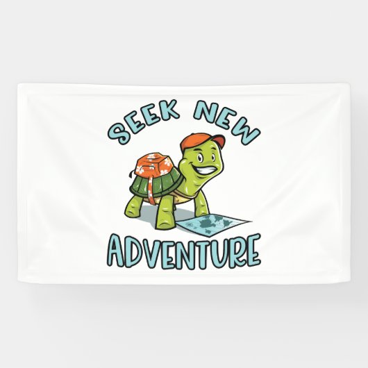 Adventure Turtle Banner (Horizontal)